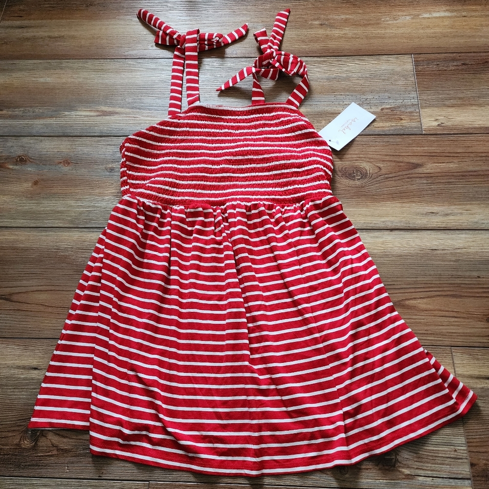 Isabel Maternity Tank Top Womens S Red Stripe NEW